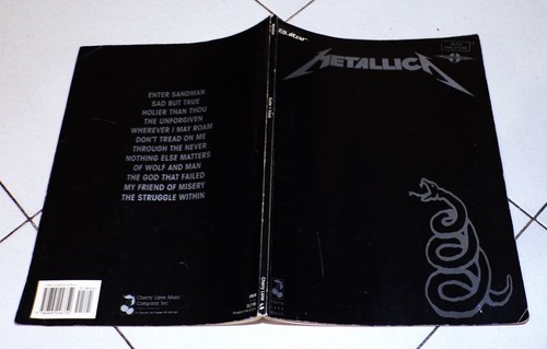 Spartiti metallica omonimo - metallica,