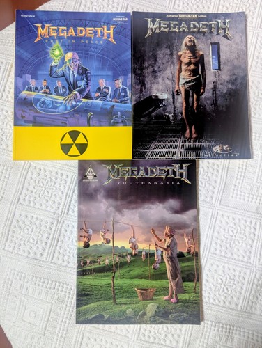 Megadeth guitar tab books - 3,